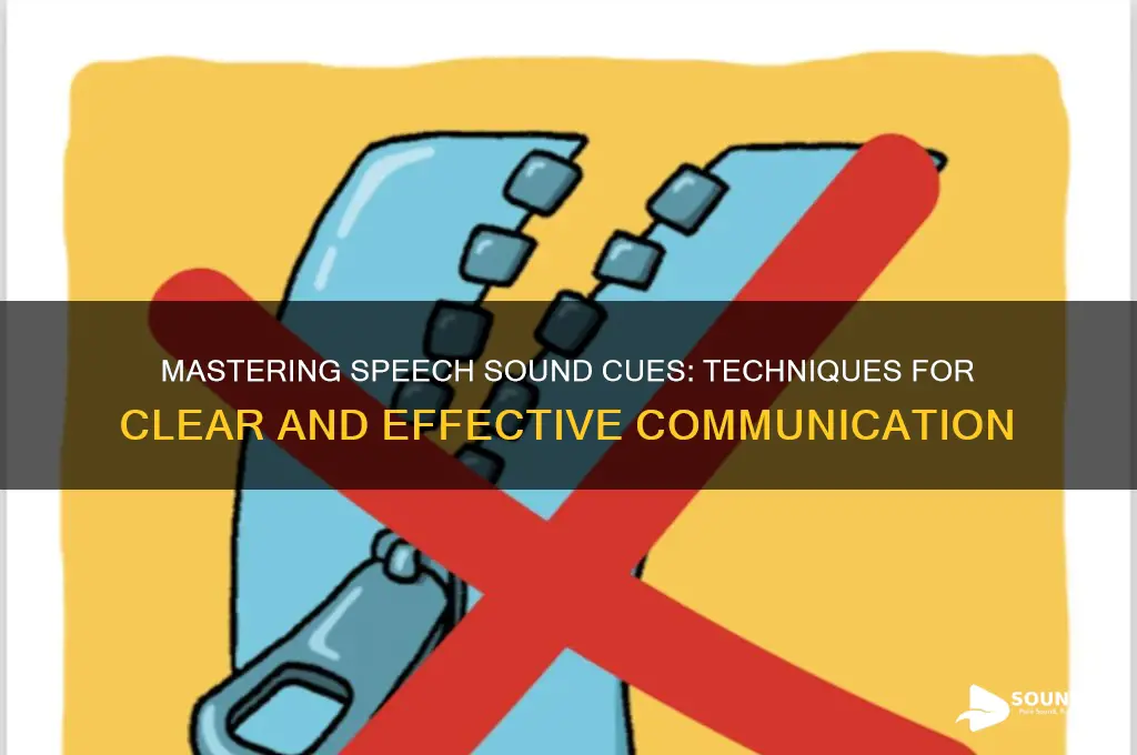 how to cue sounds speech