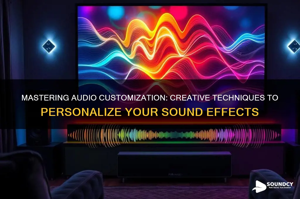 how to customize audio sounds