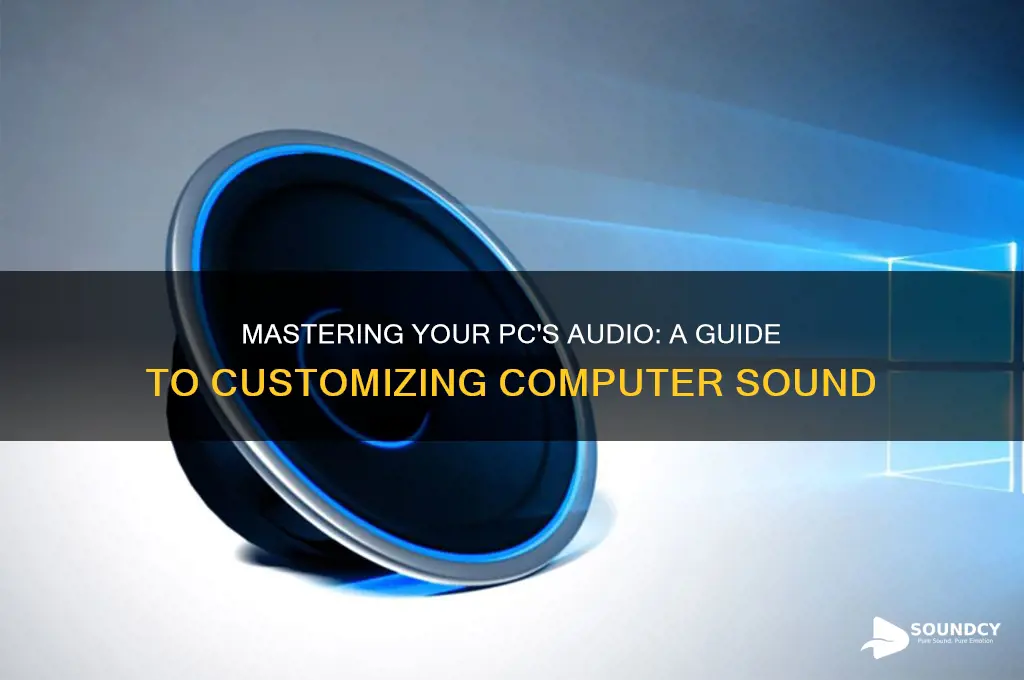 how to customize computer sound