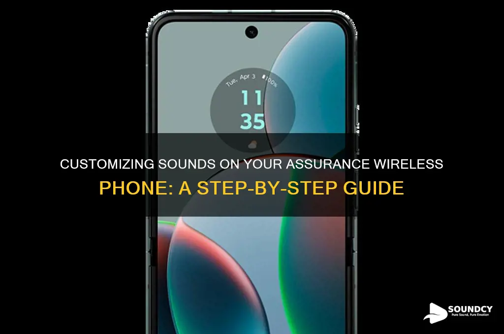 how to customize sounds on assurance wireless ans phone