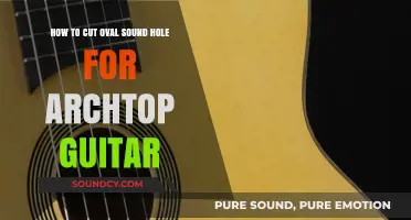 Crafting Archtop Guitars: Mastering the Oval Sound Hole Cut Technique