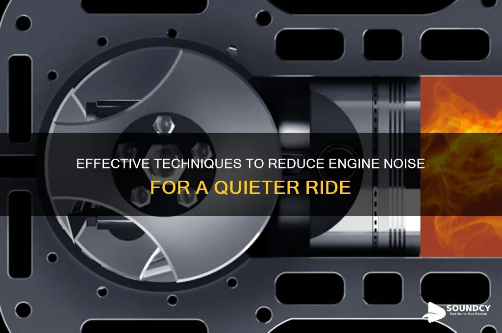 how to dampen engine sound