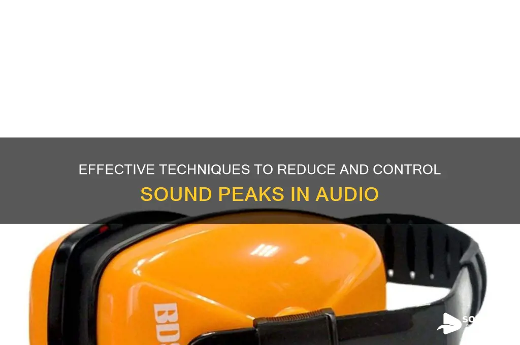 how to dampen sound peaks