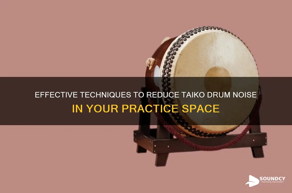 how to dampen taiko sound