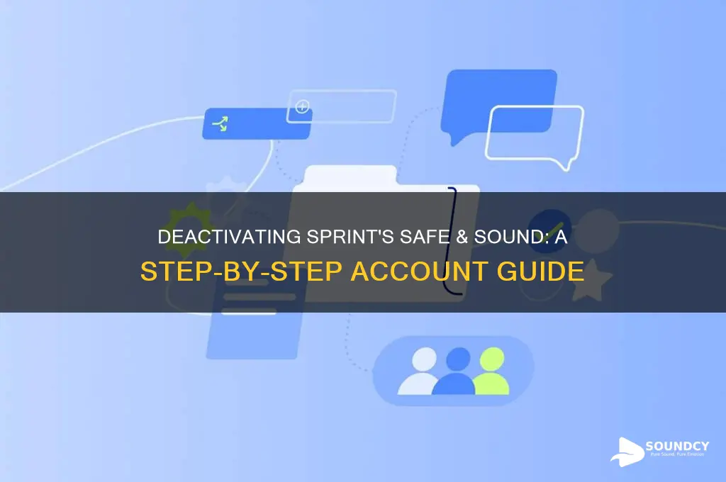 how to deactivate safe and sound on sprint account