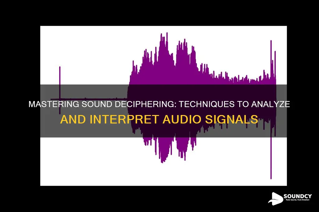 how to decipher a sound