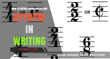 Mastering Sound Meter and Rhythm: Crafting Musical Prose in Writing