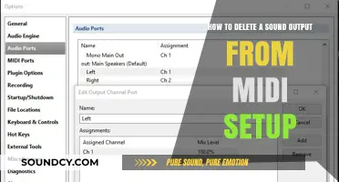 How to Remove Sound Output from MIDI Setup: Step-by-Step Guide