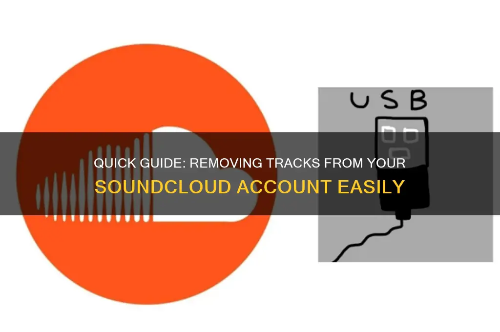 how to delete a track on your sound cloud
