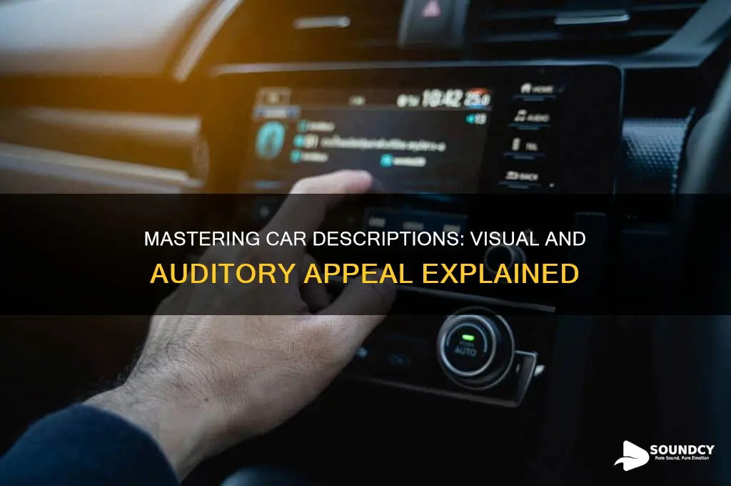 how to describe a car looks and sounding wise