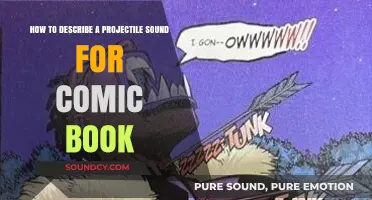Crafting Dynamic Projectile Sounds for Engaging Comic Book Panels