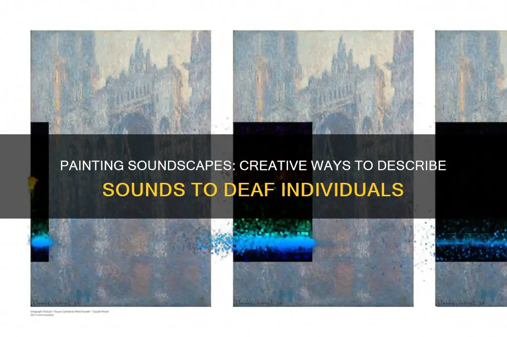 how to describe a sound to a deaf person