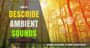 Mastering the Art of Describing Ambient Sounds in Writing