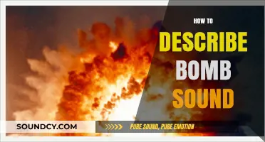 Explosive Acoustics: Mastering the Art of Describing a Bomb's Sound