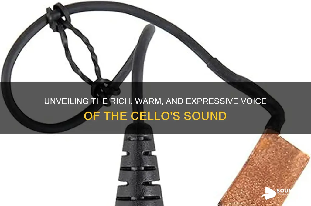how to describe cello sound