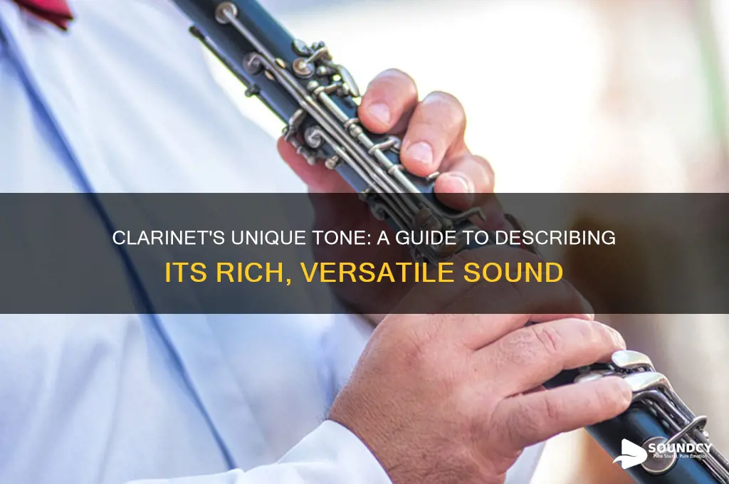 how to describe clarinet sound