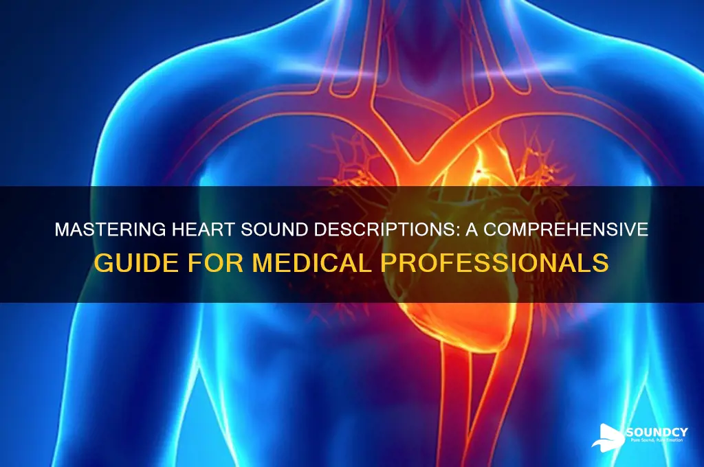 how to describe heart sounds