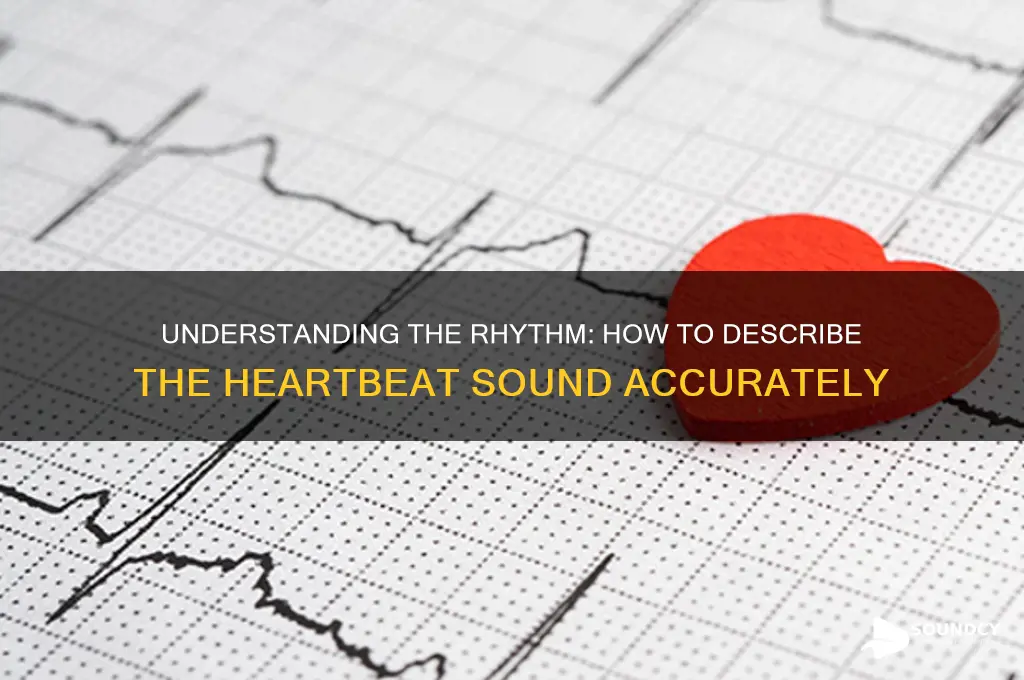 how to describe heartbeat sound