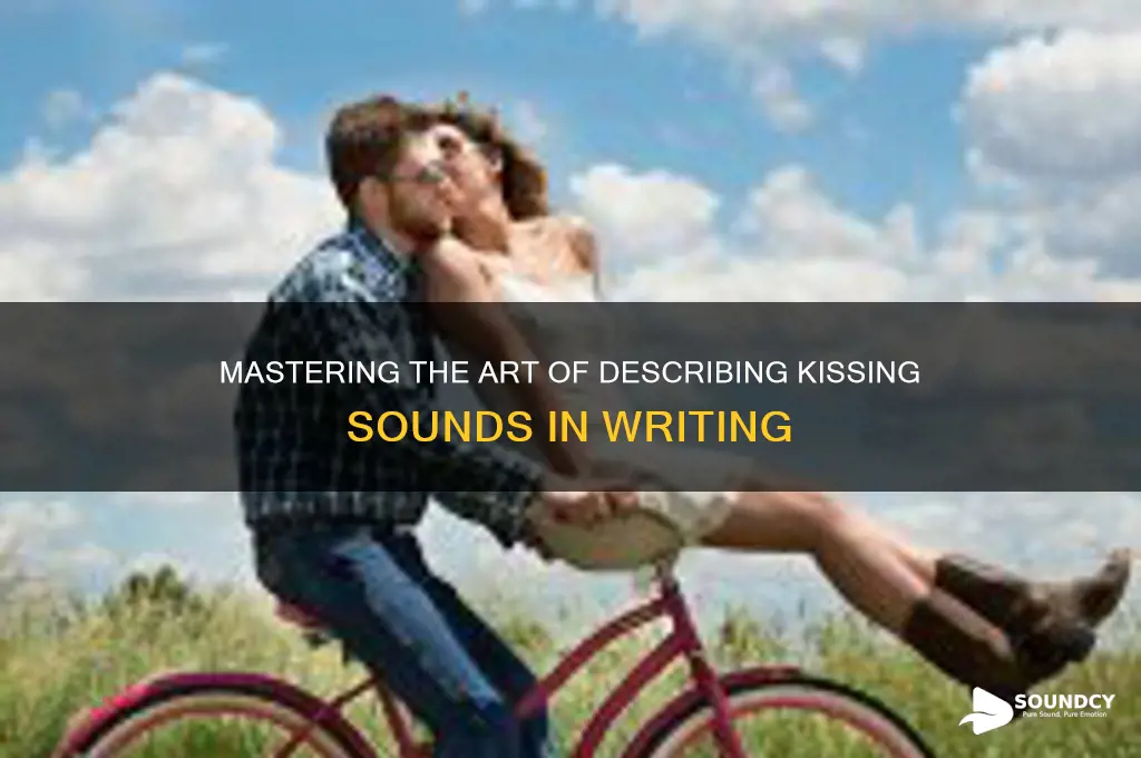 how to describe kissing sounds