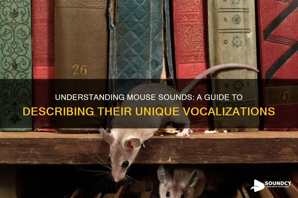 how to describe mouse sound