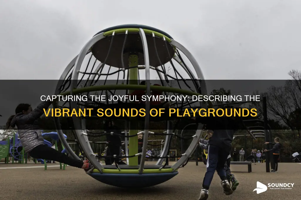 how to describe playground sounds