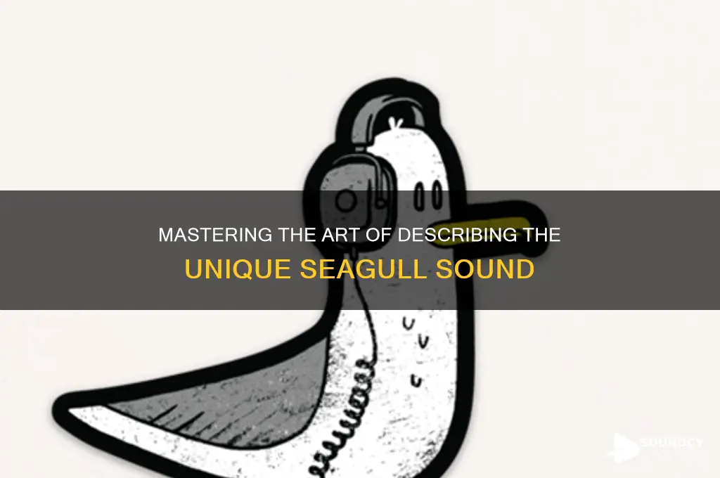 how to describe seagull sound