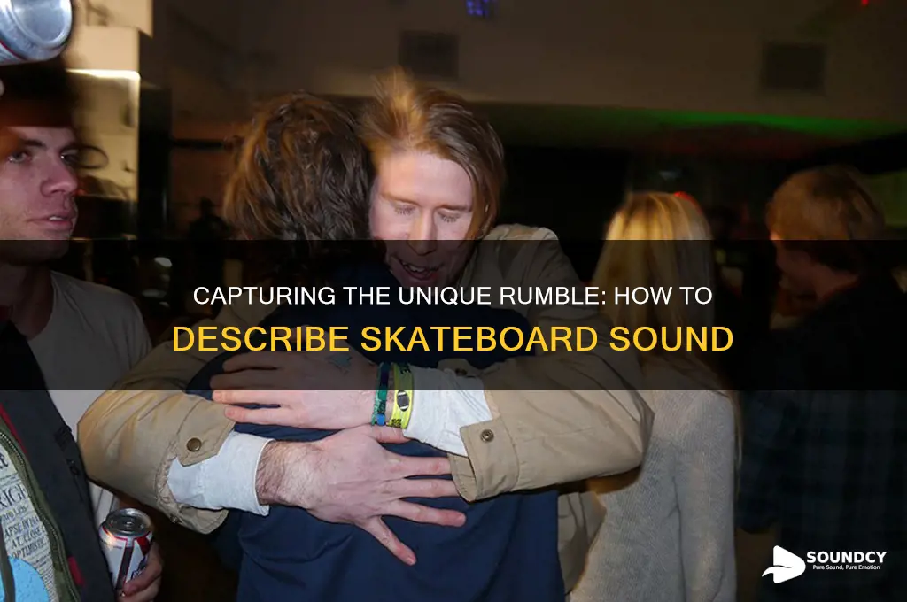 how to describe skateboard sound