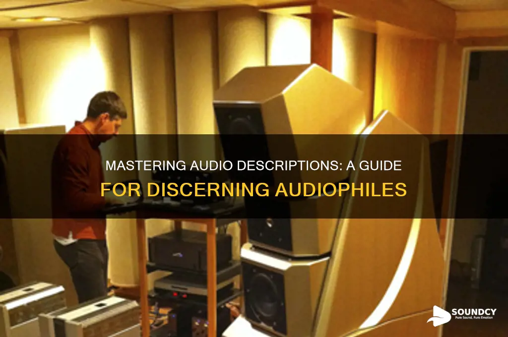 how to describe sound audiophile