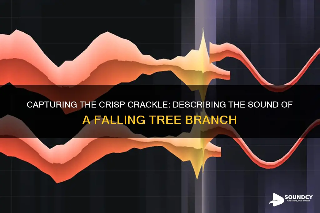how to describe the sound of falling tree branch
