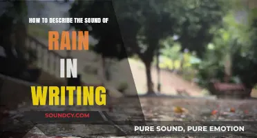Capturing the Melody of Rain: Writing Tips for Describing Nature's Rhythm
