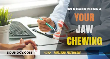 Crunchy Cadence: Mastering the Art of Describing Jaw Chewing Sounds