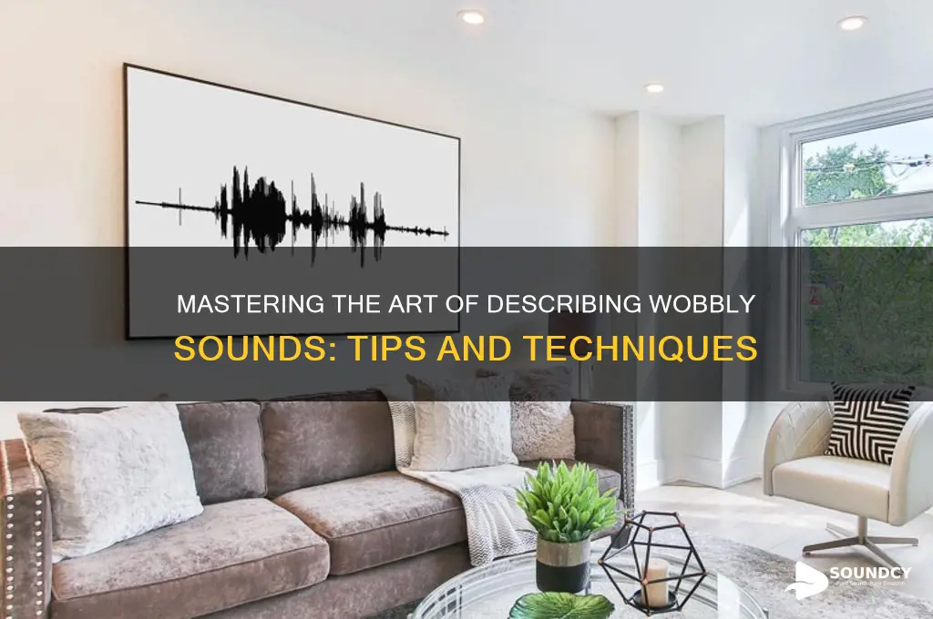 how to describe wobbly sound