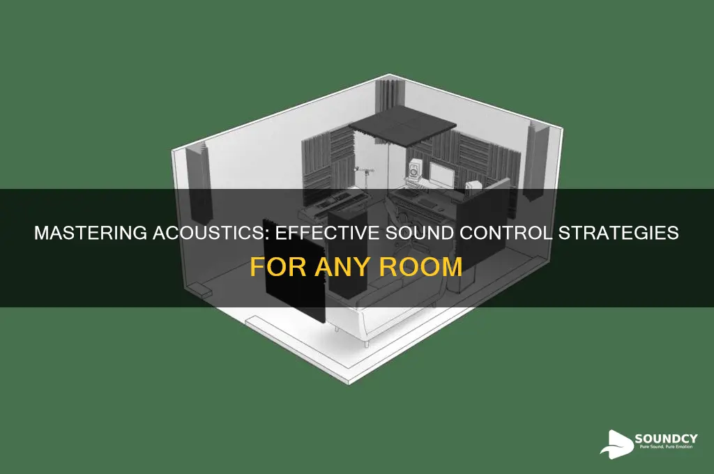 how to determine accoustical sound coutrol in a room