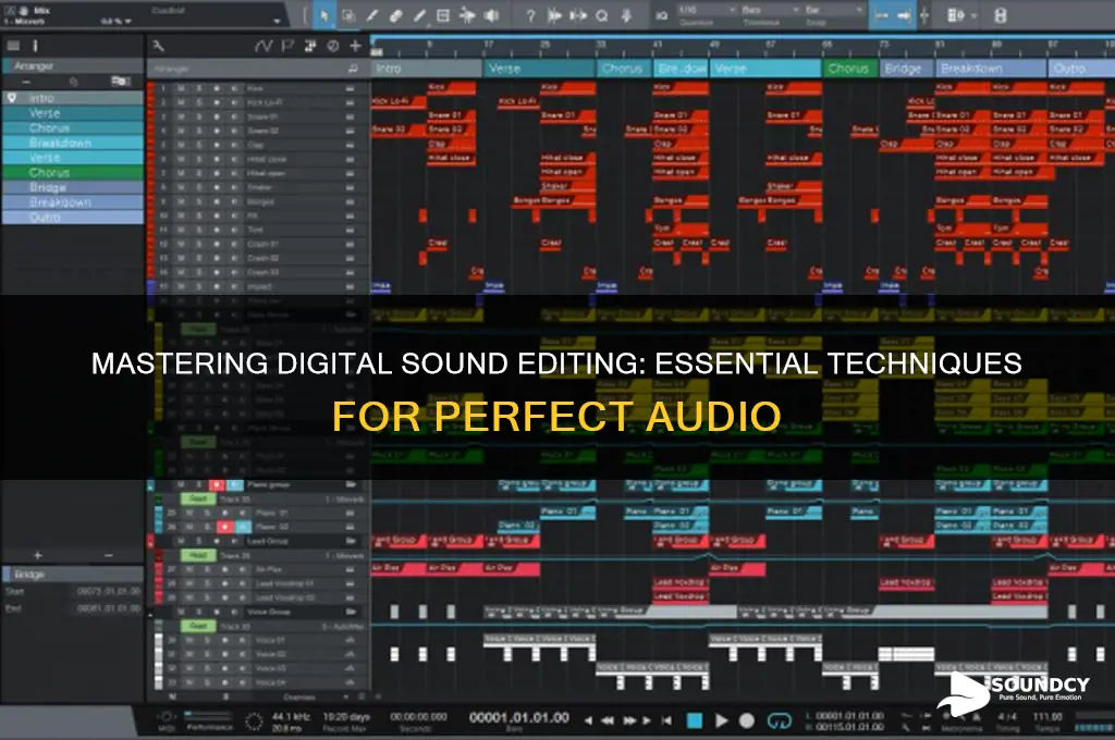 how to digitally edit sound