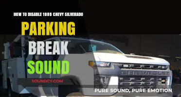 Silencing Your 1999 Chevy Silverado's Parking Brake Alarm: A Quick Guide