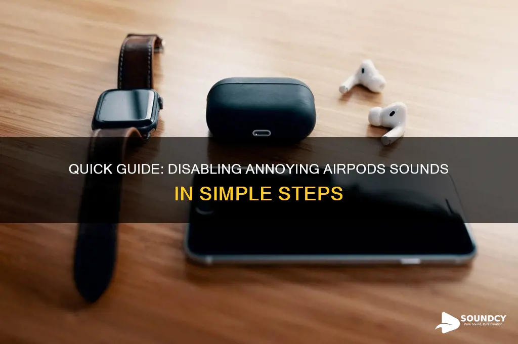 how to disable airpod sounds
