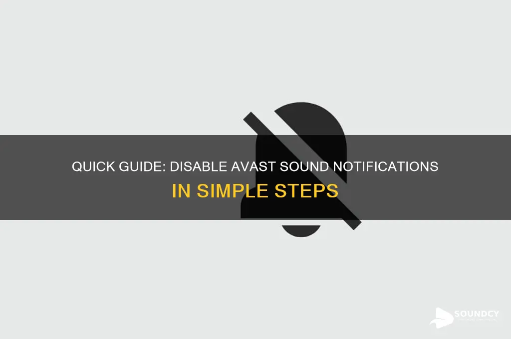 how to disable avast sound