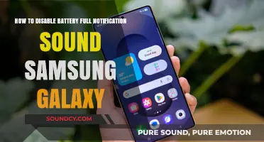 Silence Samsung Galaxy Battery Full Notification Sound: Quick Guide