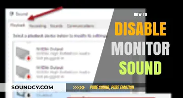 Quick Guide: Disabling Monitor Sound in Simple Steps