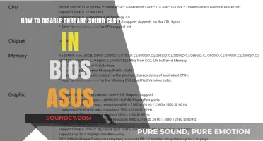 Disable Onboard Sound Card in ASUS BIOS: Step-by-Step Guide