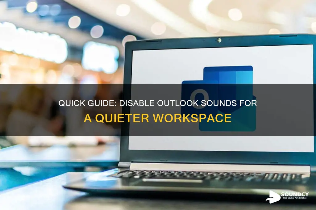 how to disable outlook sounds