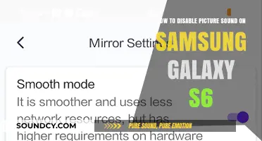 Disable Picture Sound on Samsung Galaxy S6: Quick and Easy Steps