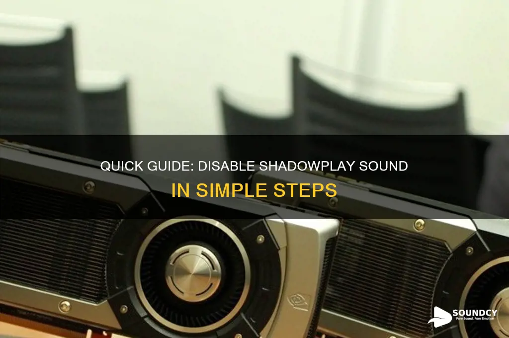 how to disable shadowplay sound