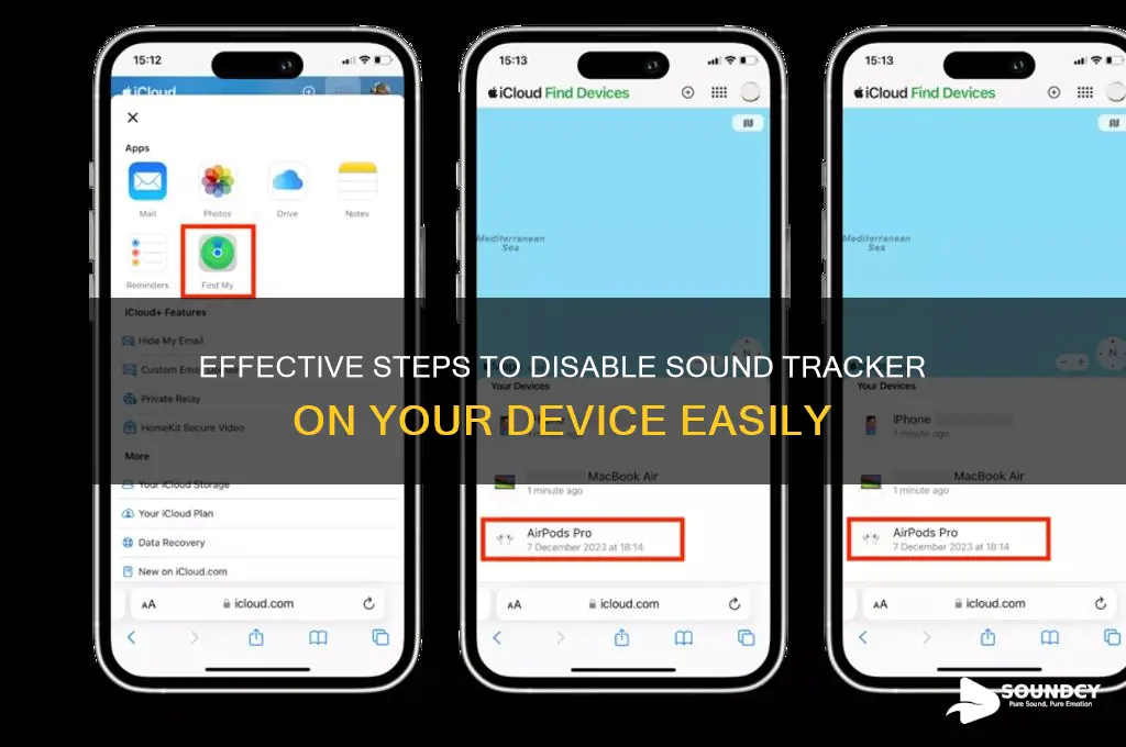 how to disable sound tracker