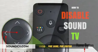 Quick Guide: How to Disable Sound on Your TV Easily