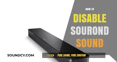 How to Disable Surround Sound: A Quick and Easy Guide