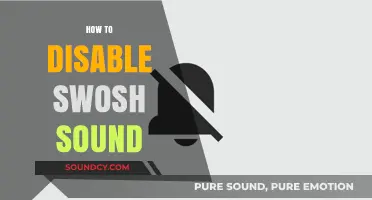 How to Disable the Swosh Sound on Your Device Easily