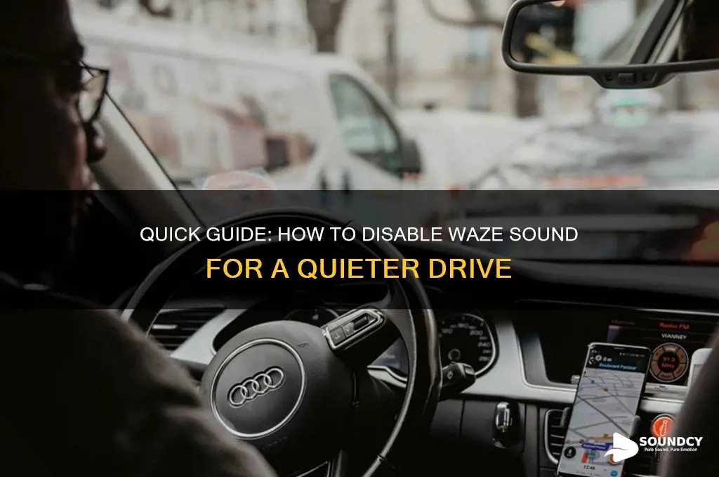 how to disable waze sound