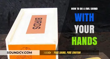 Master the Art: Creating a Realistic Owl Sound with Your Hands