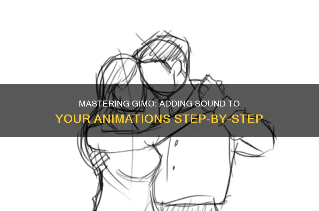 how to do an animation with sound in gimo
